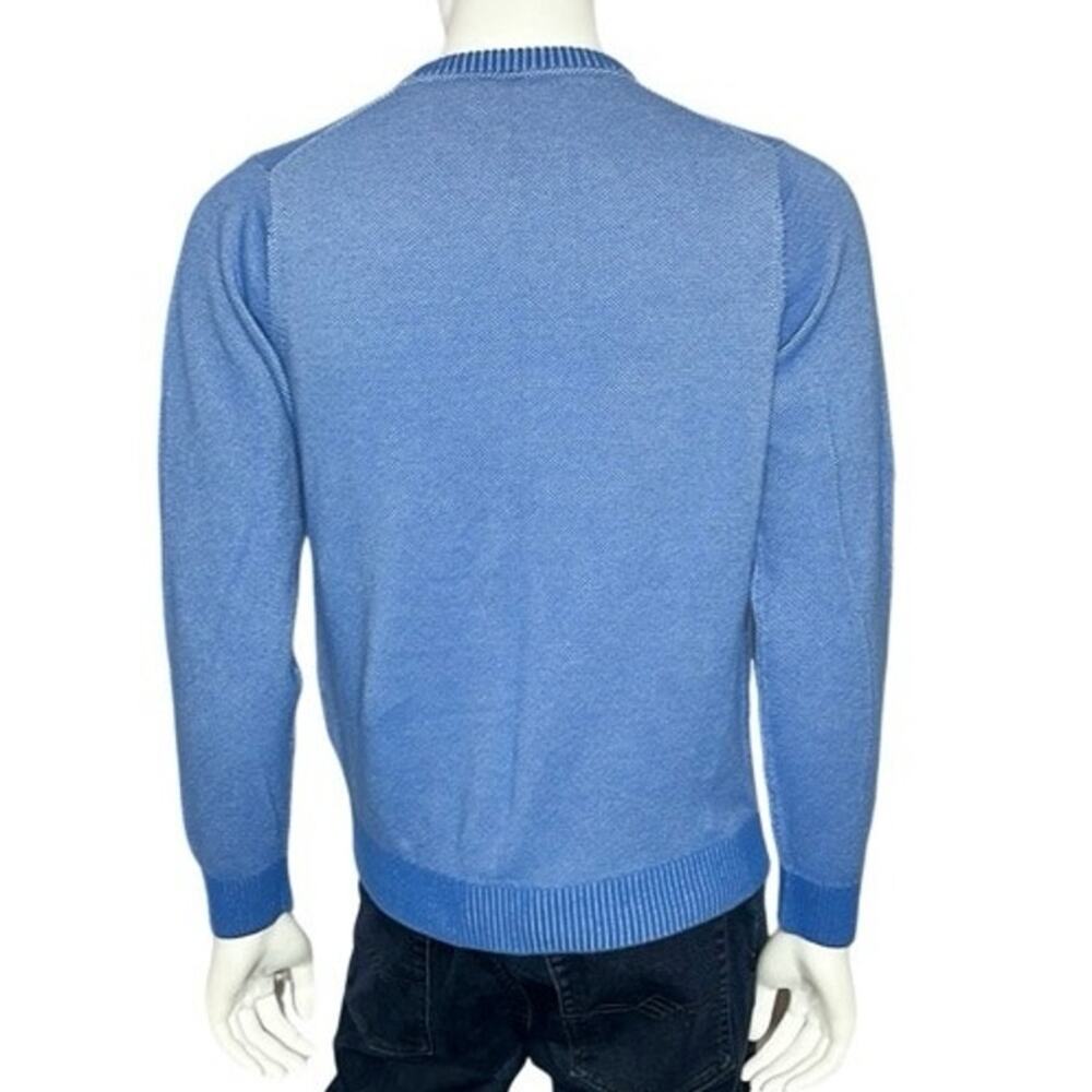 Tommy Hilfiger V-Neck Cotton Sweater Size Medium - Picture 2 of 7